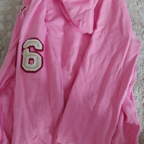 VINTAGE Y2K Pink by Victoria's Secret pink zip-up hoodie size Small - Picture 4 of 10